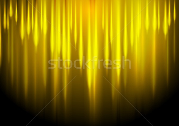 Foto stock: Brilho · amarelo · abstrato · vetor · textura