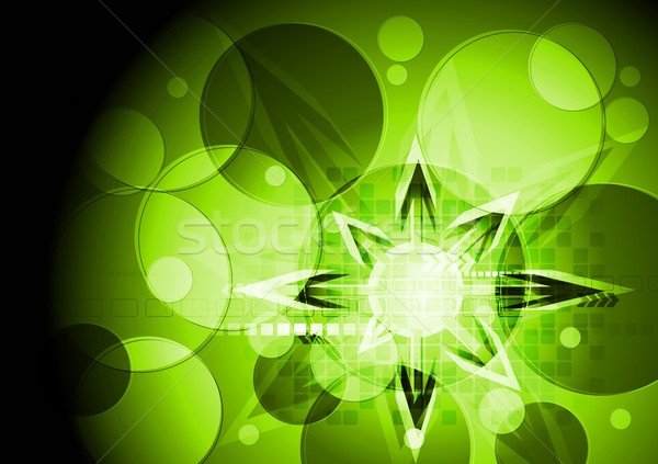 зеленый дизайна красочный вектора Круги Сток-фото © saicle