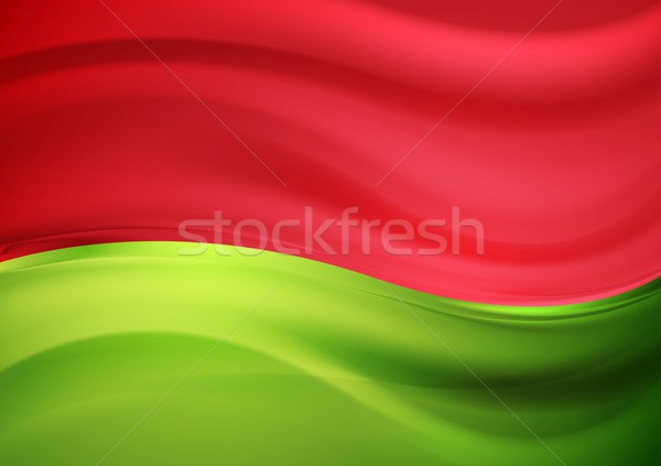 Abstract contrast colors vector waves design Stock photo © saicle