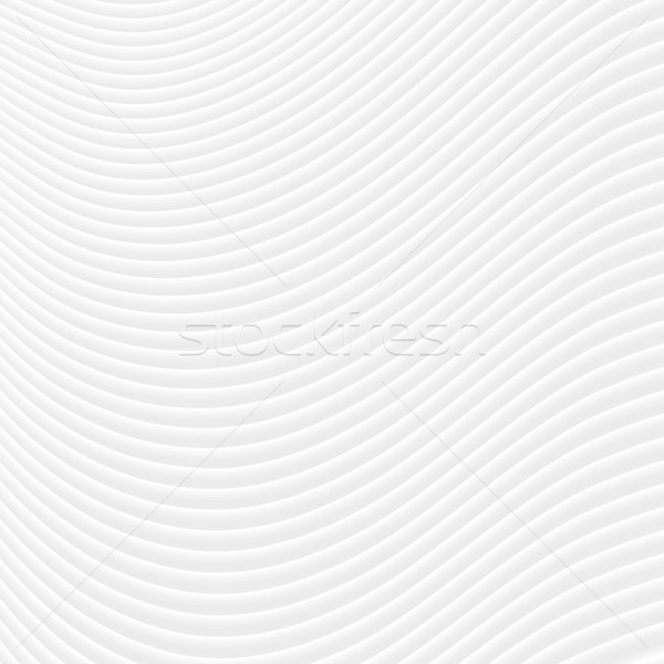 Abstract grey white curved lines and waves Stock photo © saicle