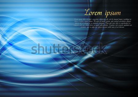 Bella astrazione onde abstract ondulato eps Foto d'archivio © saicle