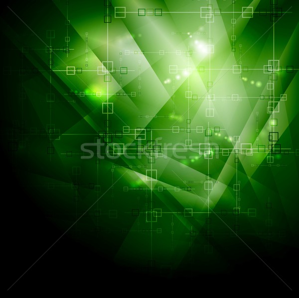 Dark technology vector backdrop Stock photo © saicle