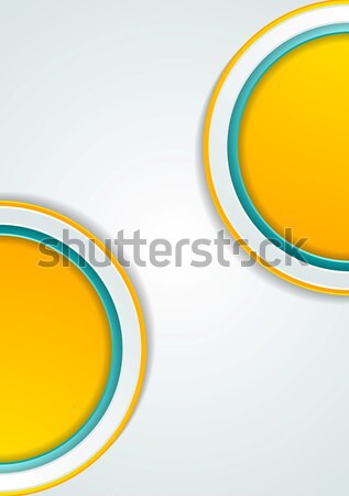Stock foto: Farbenreich · Vektor · logo · Form · abstrakten · Kreis