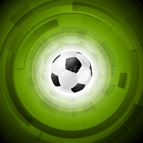 Sport tech calcio vettore design calcio Foto d'archivio © saicle