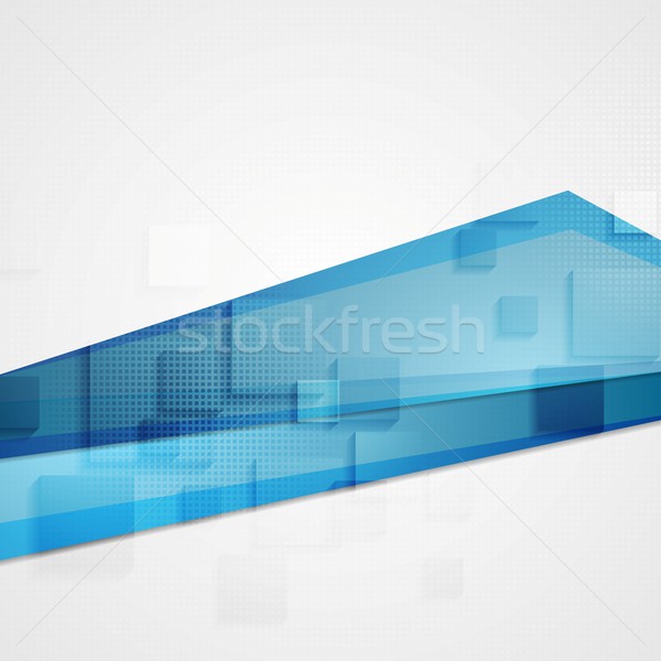 Abstract blue concept tech vector background Stock photo © saicle