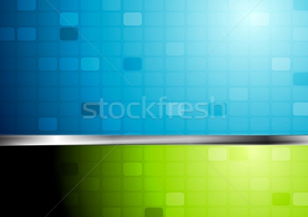 Abstract tech vettore metallico luce Foto d'archivio © saicle
