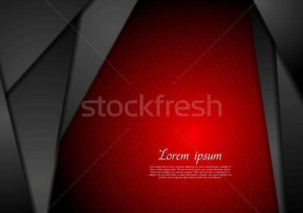 Abstract buio vettore tech design sfondo Foto d'archivio © saicle