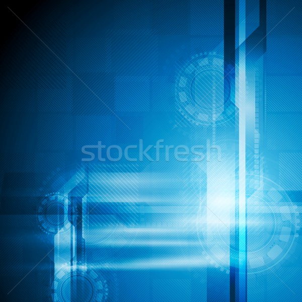 Resumen tecnología vector diseno tecnología brillante Foto stock © saicle