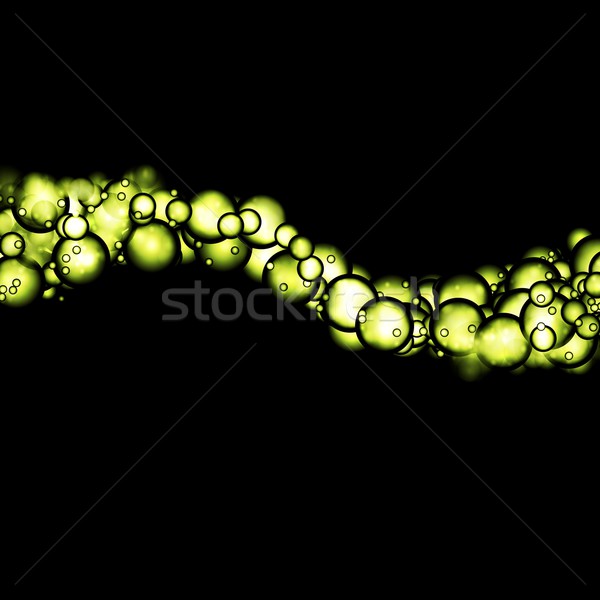 Foto stock: Escuro · bubbles · abstrato · vetor · projeto · eps