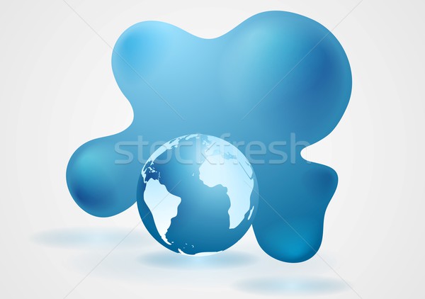 Résumé tech bleu vecteur texture lumière [[stock_photo]] © saicle