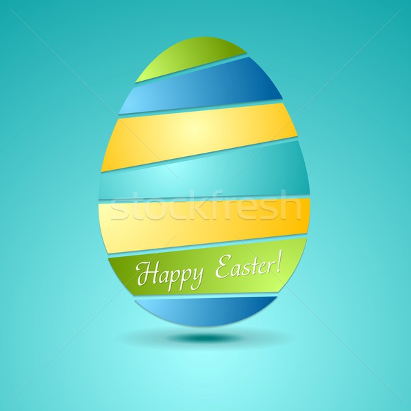 Egg abstract vector background. Easter design Stock photo © saicle