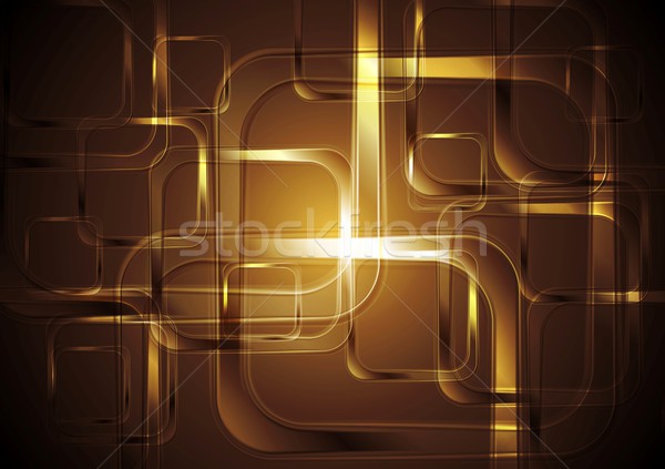 Luminos patrate abstract Tech textură fundal Imagine de stoc © saicle