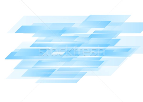 Blue abstract technology vector design Stock photo © saicle