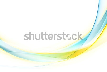 красочный аннотация волны дизайна вектора ярко Сток-фото © saicle