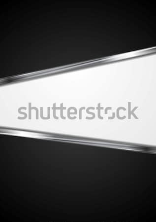 Abstrato elegante vetor modelo projeto metálico Foto stock © saicle