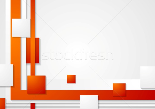 Abstrakten Corporate hellen technischen Vektor Design Stock foto © saicle