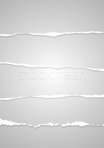 Abstract vector ragged edge paper Stock photo © saicle