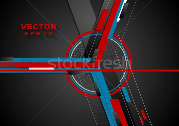 Resumen técnica vector textura fondo marco Foto stock © saicle