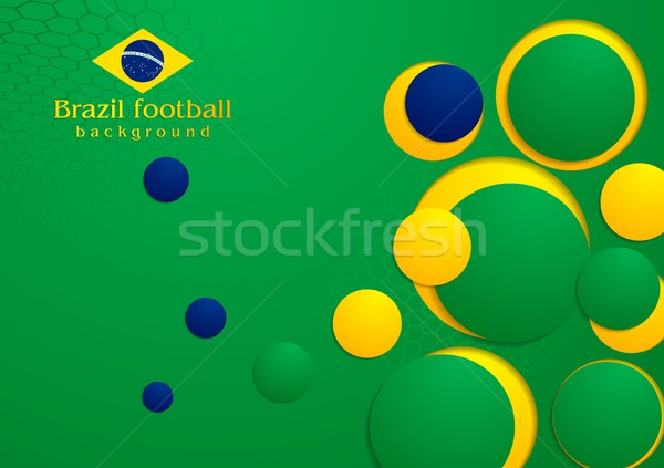 Abstract background in Brazilian colors Stock photo © saicle