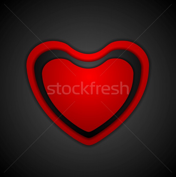 Abstract Valentine background with heart Stock photo © saicle