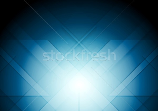 Abstrakten Tech blau Vektor Geometrie Textur Stock foto © saicle