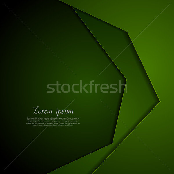 Dark green corporate tech art background Stock photo © saicle