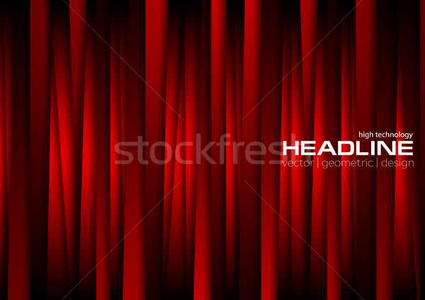 Dark red vertical tech stripes background Stock photo © saicle