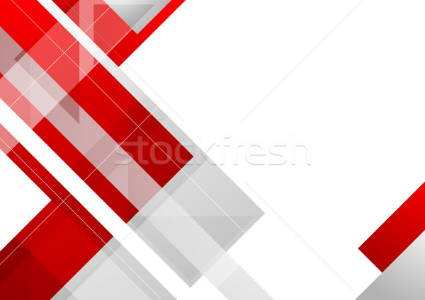 Hi-tech red corporate abstract background Stock photo © saicle