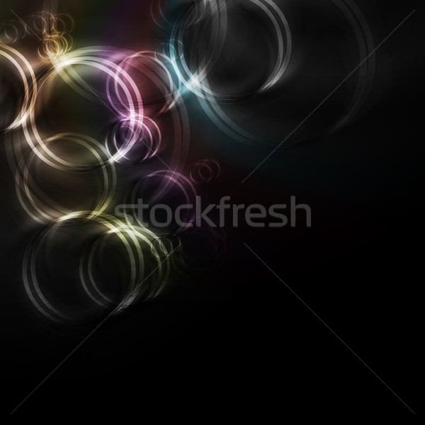 Vibrant backdrop with multicolored circles Stock photo © saicle