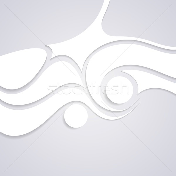 Ondulato corporate turbinio pattern design vettore Foto d'archivio © saicle