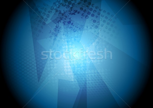 Ciemne niebieski grunge geometryczny tekstury projektu Zdjęcia stock © saicle