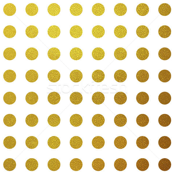Gold glitter circles pattern design Stock photo © saicle