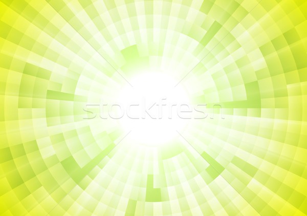 Light green tech vector geometric background Stock photo © saicle