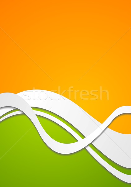 Parlak dalgalı vektör soyut renkli doku Stok fotoğraf © saicle