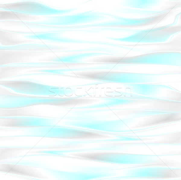 Ciano azul ondas projeto vetor textura Foto stock © saicle