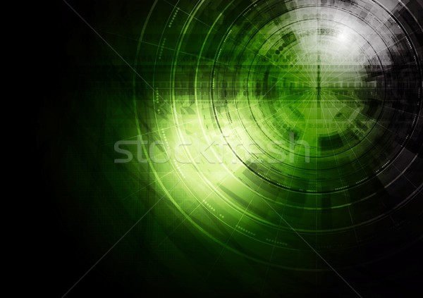 Dark green technology background Stock photo © saicle