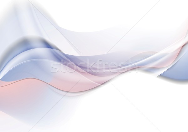 Abstract rose quartz and serenity wavy background Stock photo © saicle