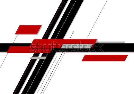 Roşu negru corporativ vector proiect Imagine de stoc © saicle