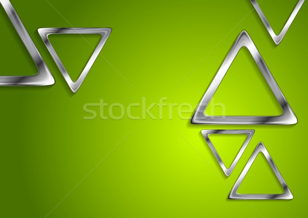 Streszczenie tech metaliczny elementy wektora projektu Zdjęcia stock © saicle