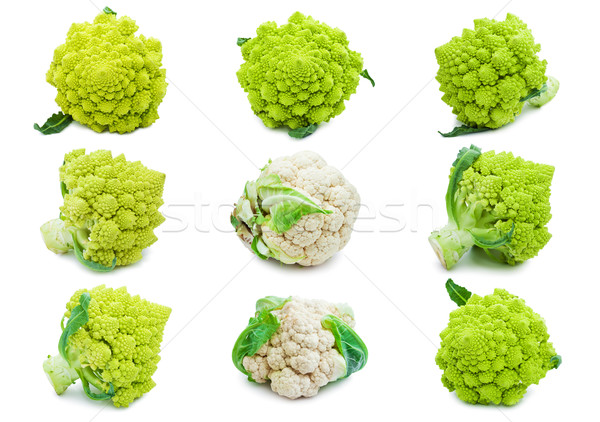 Cauliflower and broccoli Stock photo © sailorr