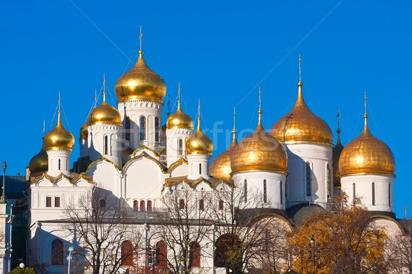 Moskau Kremlin Russland Gebäude Kirche Reise Stock foto © sailorr