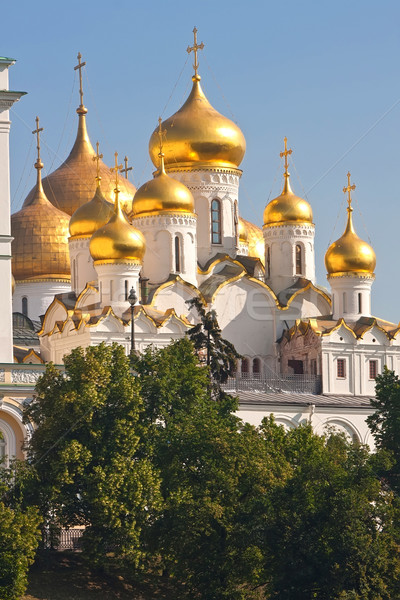 Cathédrale belle Moscou Kremlin Russie ciel [[stock_photo]] © sailorr