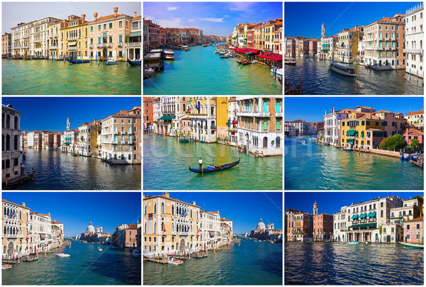 運河 ヴェネツィア 美しい 表示 有名な イタリア ストックフォト © sailorr