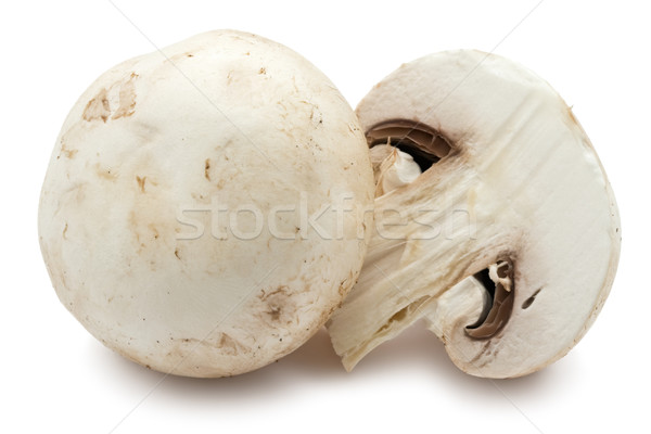 Champignon gombák friss izolált fehér étel Stock fotó © sailorr