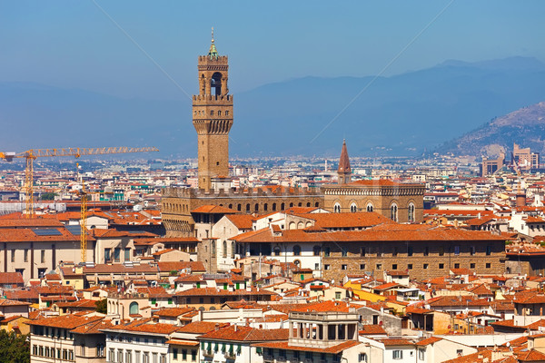 Palazzo Vecchio in Florence Stock photo © sailorr