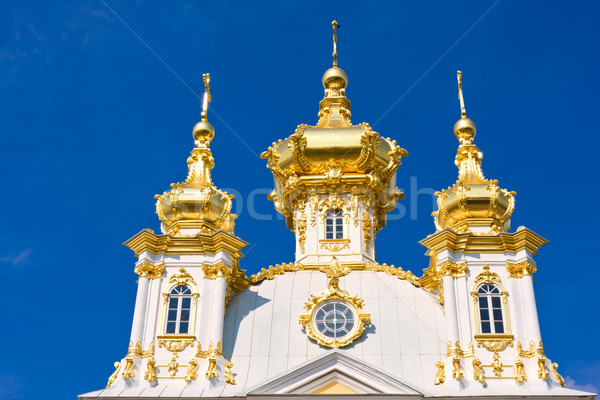 Peterhof Palace Church Stock photo © sailorr