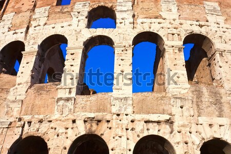 Colosseo Roma bella view noto antica Foto d'archivio © sailorr