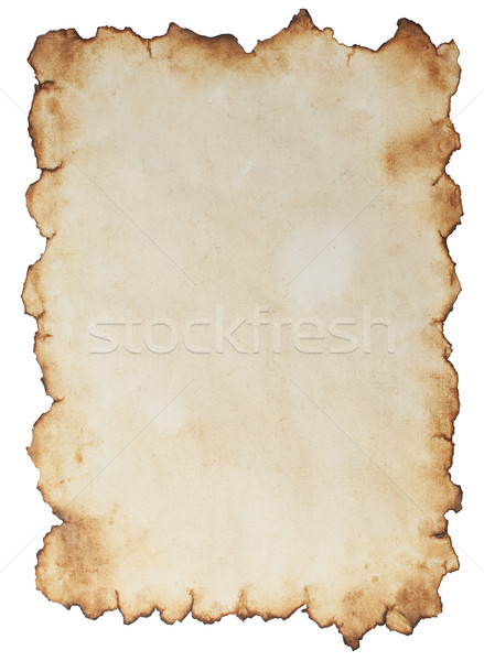 Papier oud papier geïsoleerd witte textuur Stockfoto © sailorr