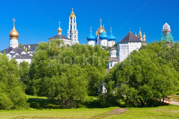 монастырь природы лет Церкви архитектура башни Сток-фото © sailorr