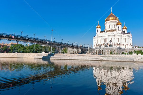 Chrystusa katedry Moskwa Rosja krzyż kościoła Zdjęcia stock © sailorr